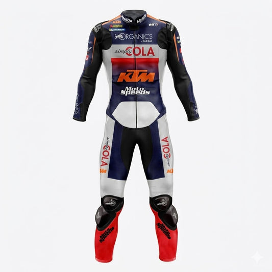 Ktm Iker Lecuona Leather Suit 2020 Motorcycle Race Front