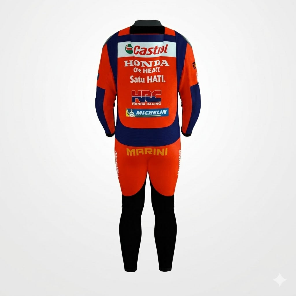 Luca Marini Honda HRC MotoGP Racing Suit Back
