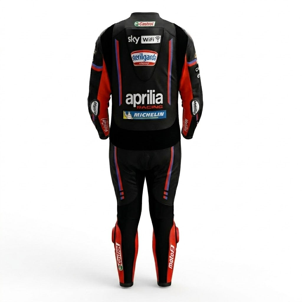 Marco Bezzecchi Aprilia MotoGP Racing Suit 2025 Back