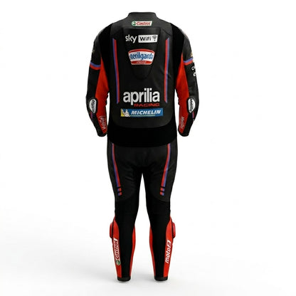 Marco Bezzecchi Aprilia MotoGP Racing Suit 2025 Back