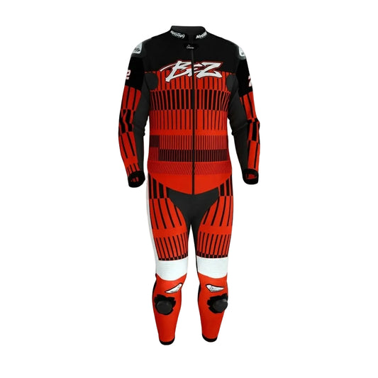 Marco Bezzecchi Motorcycle Racing Leather Suit 2024 Front