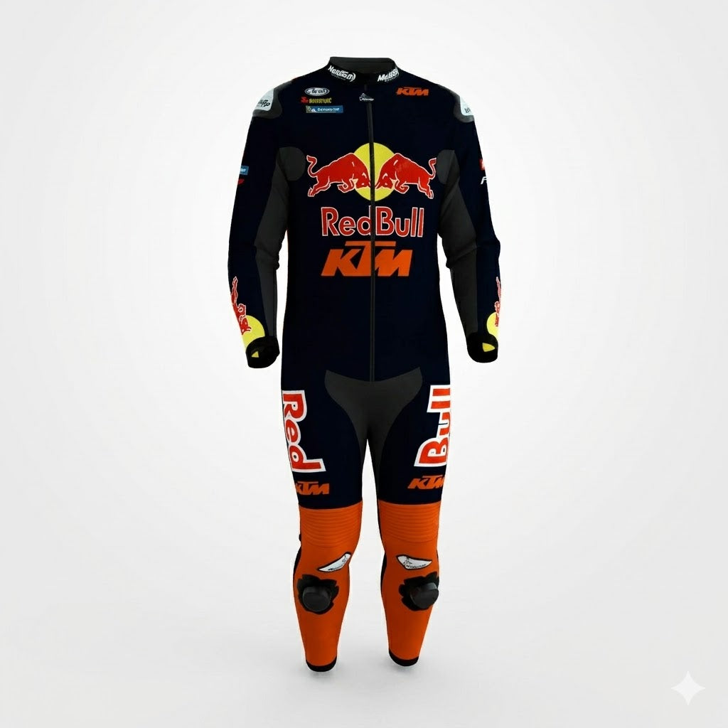Maverick Viñales KTM Red Bull Motorcycle Racing Suit 2025 Front