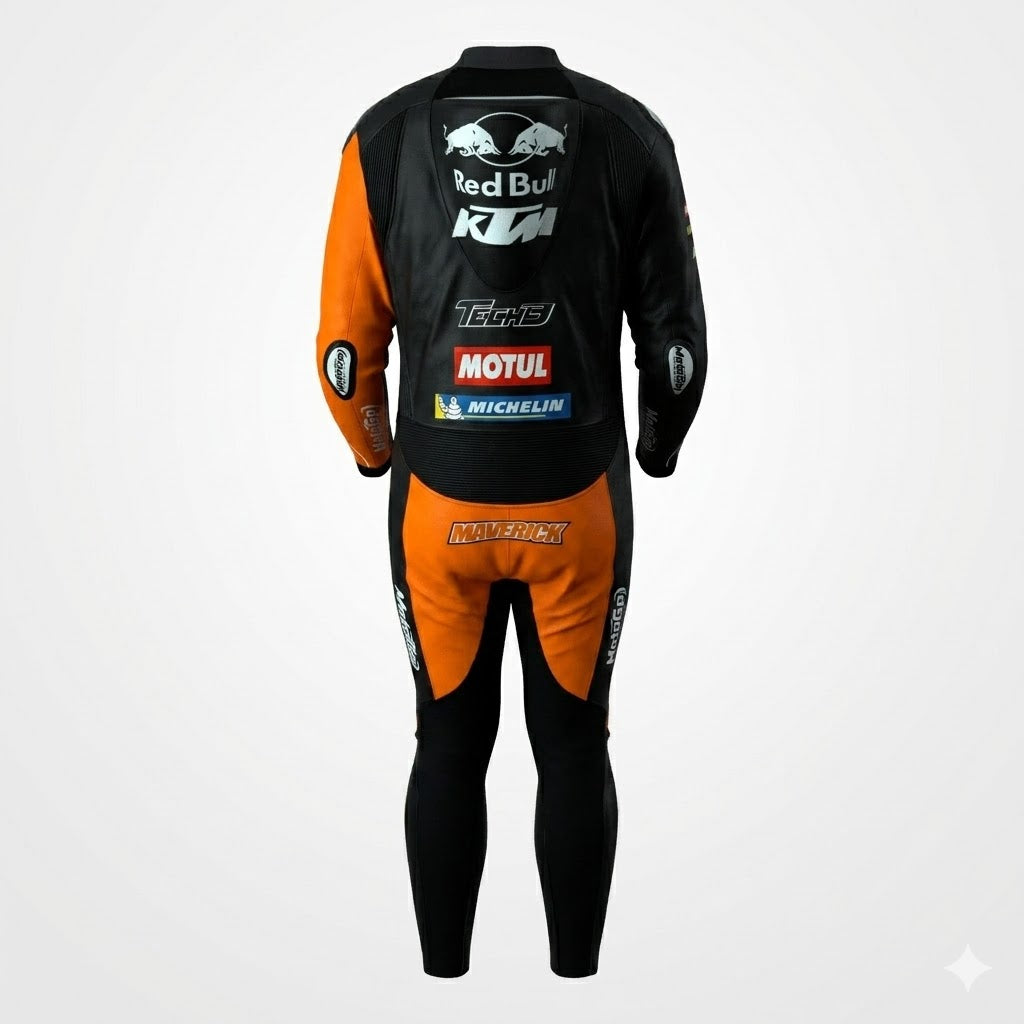 Maverick Vinales KTM Leather Suit 2025 Back