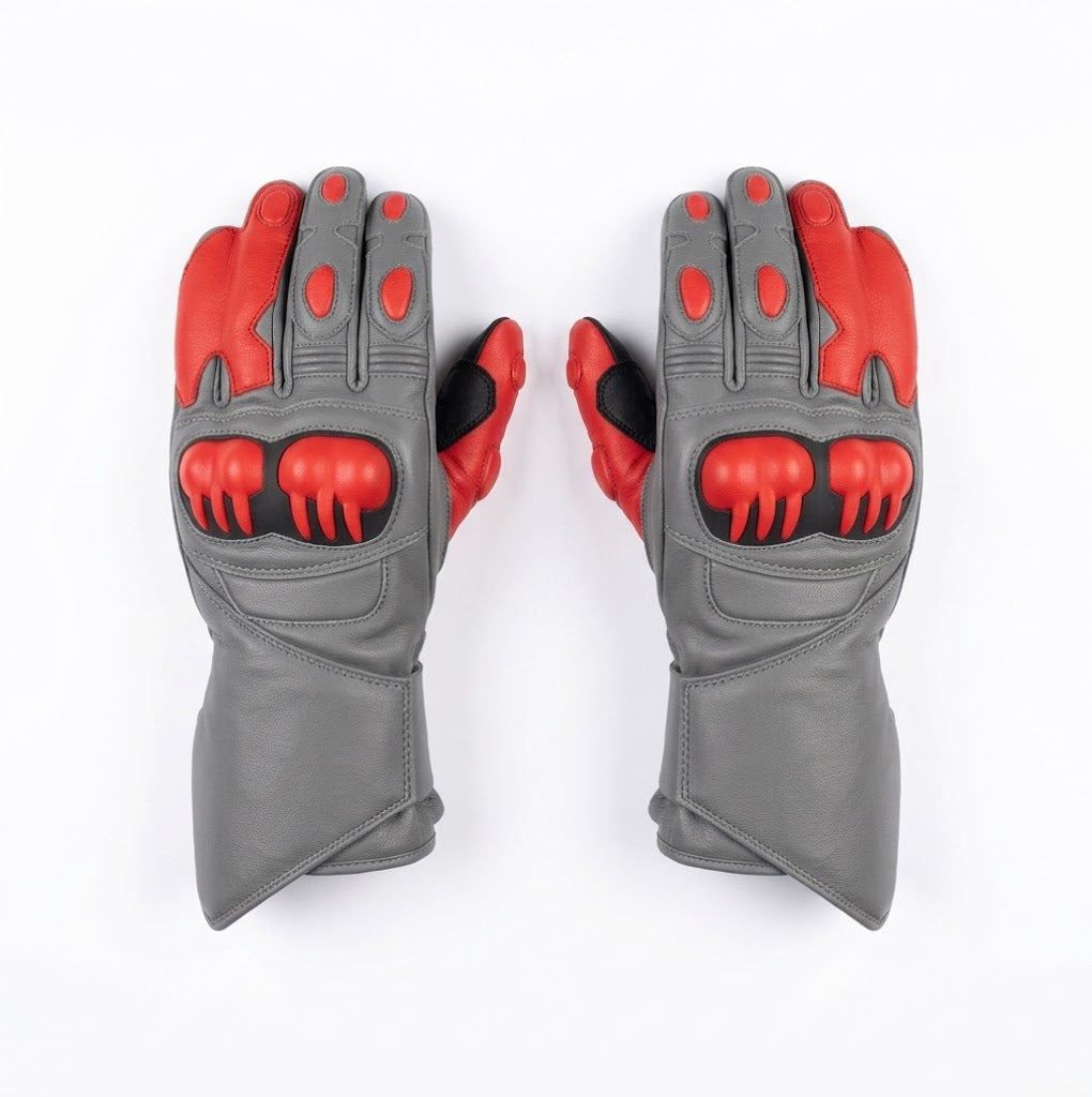 Maverick Vinales Motogp 2017 Leather Race Gloves