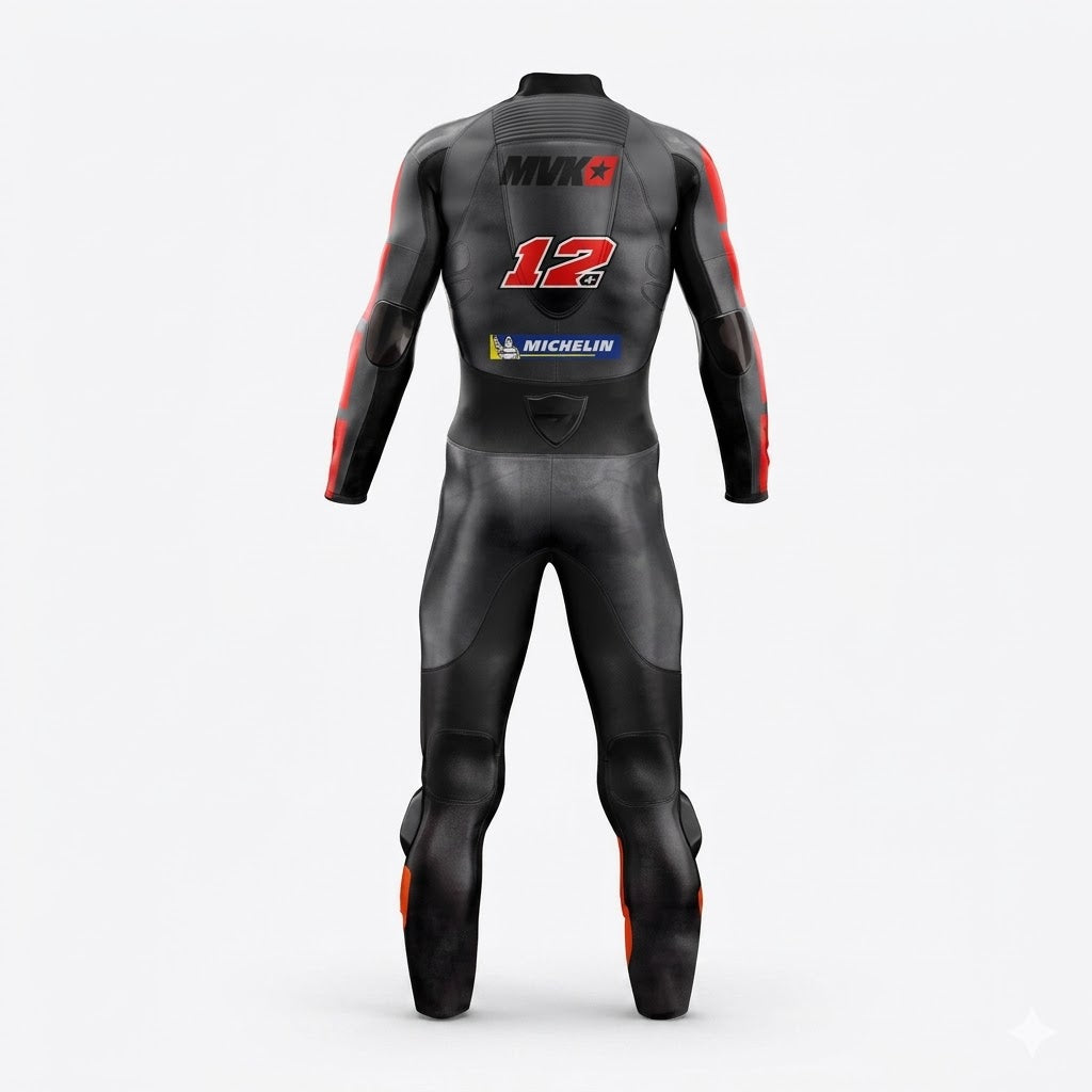 Maverick Vinales Winter Test 2023 Race Suit Back