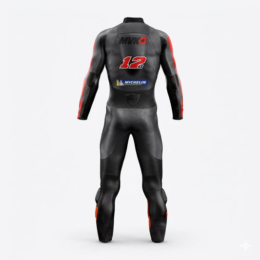 Maverick Vinales Winter Test 2023 Race Suit Back