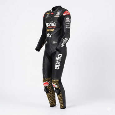 Maverick Vinales Winter Test 2024 Aprilia Racing Suit