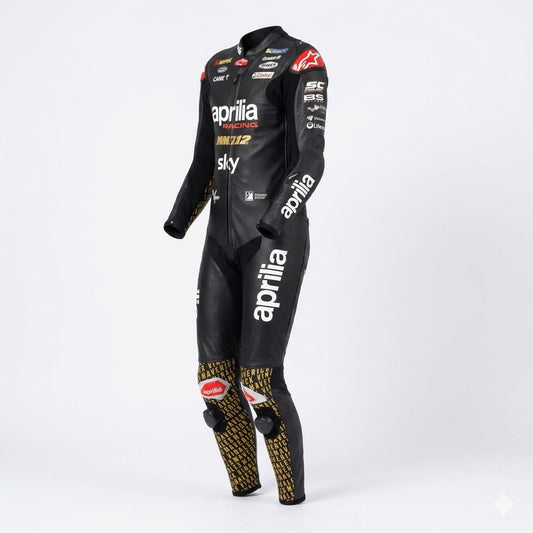 Maverick Vinales Winter Test 2024 Aprilia Racing Suit
