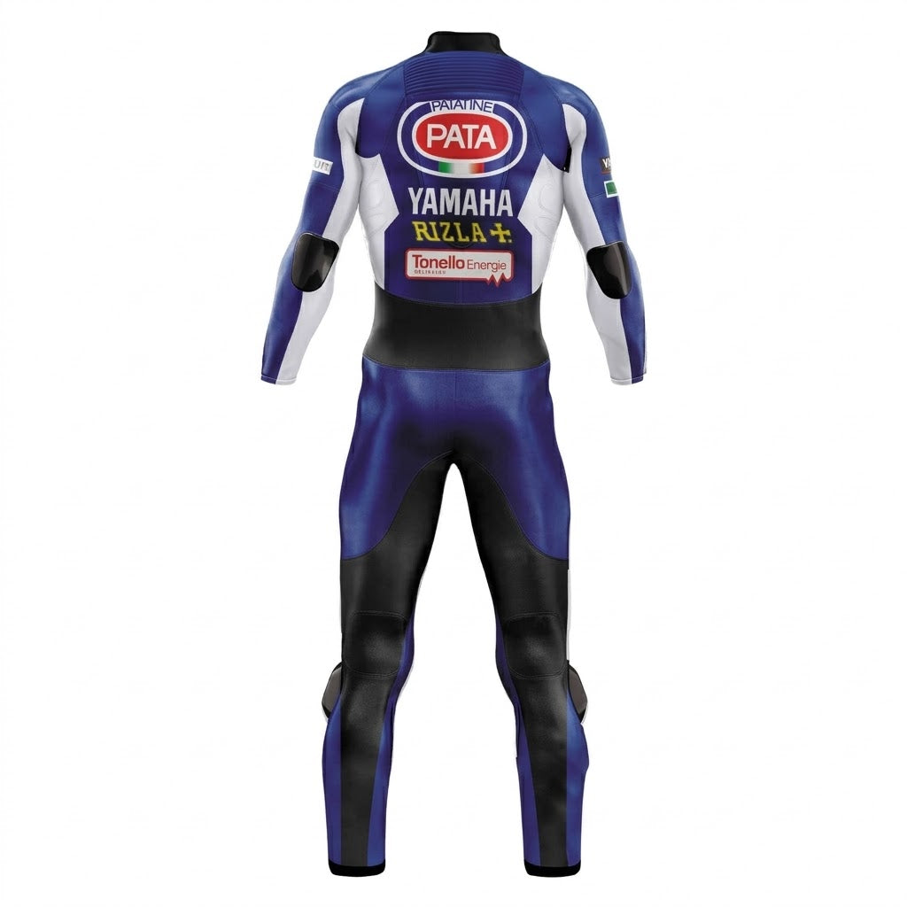 Michael van der Mark YAMAHA 2023 Race Suit Back