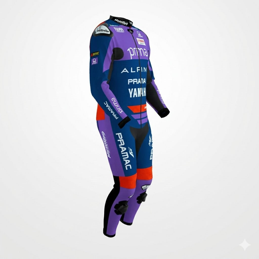 Miguel Oliveira 2025 Yamaha Pramac Motorcycle Racing Suit