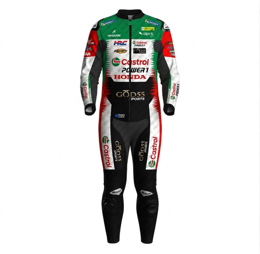 MotoGP Honda Suit Johann Zarco Castrol LCR 2026 Front