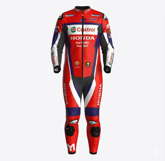 MotoGP Honda Suit Luca Marini HRC Castrol 2026 Front