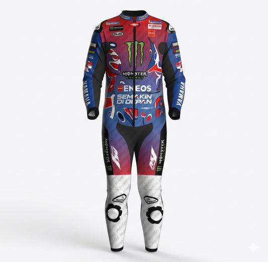 MotoGP Suit Fabio Quartararo Racing Leathers Suit 2026 Front