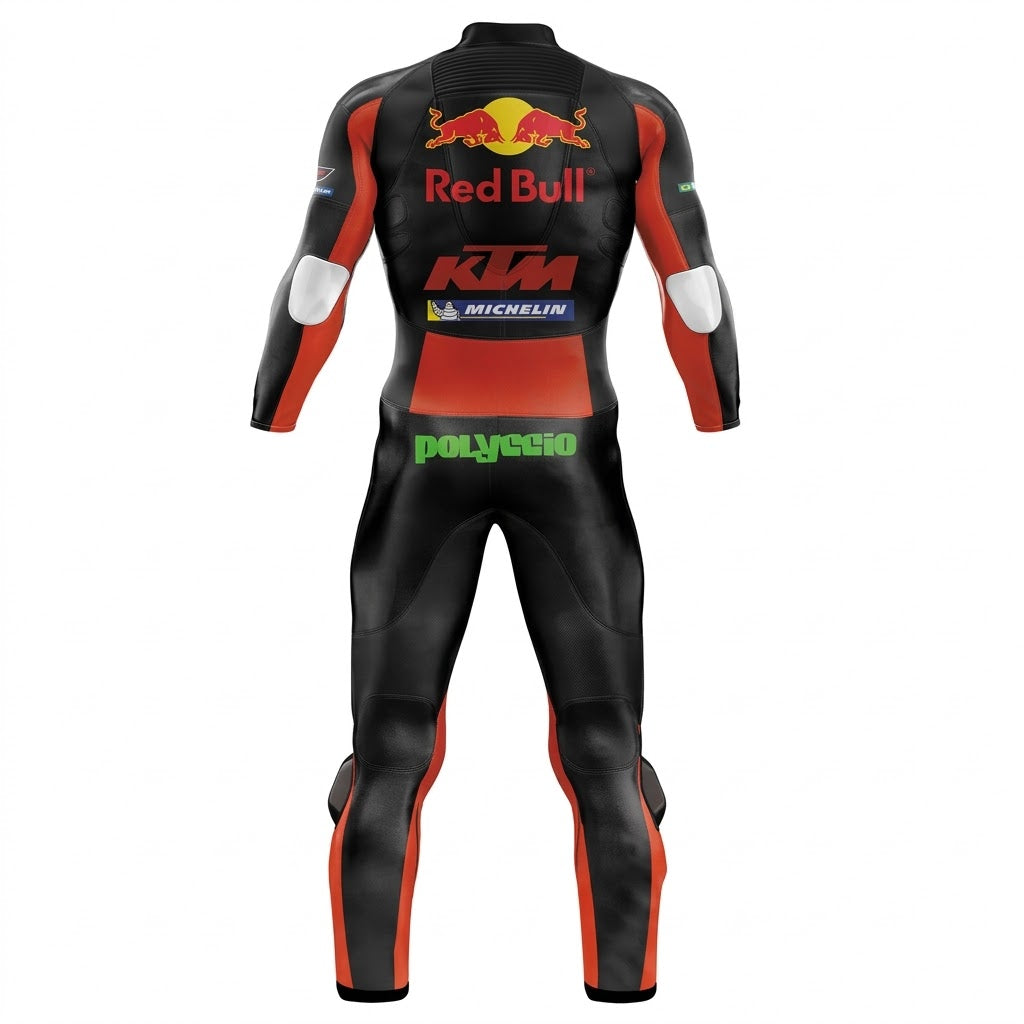 Pol Espargaro 2019 Ktm Red Bull Motorcycle Leather Suit Back
