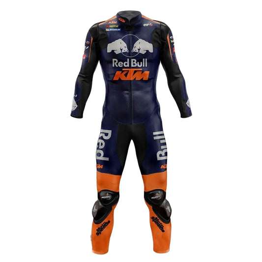 Pol Espargaro 2019 Ktm Red Bull Motorcycle Leather Suit Front