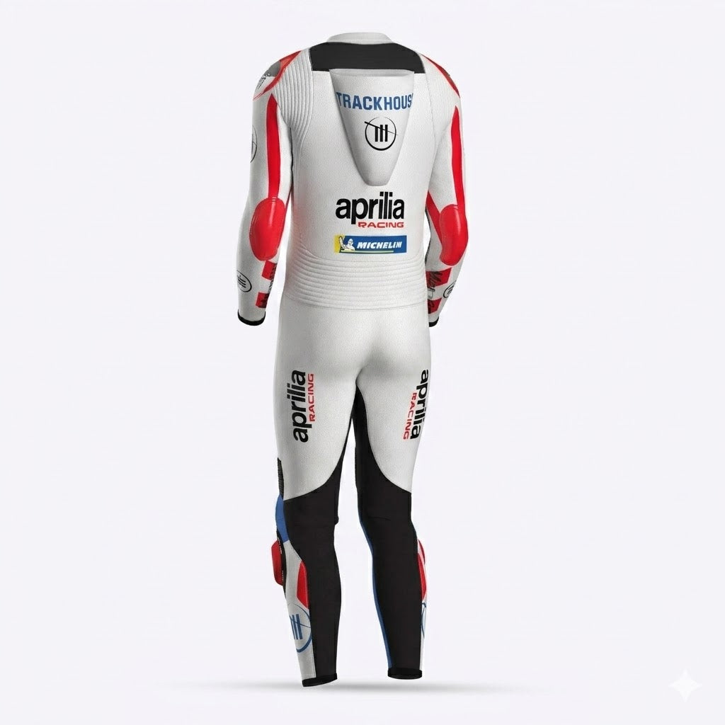 Raul Fernandez 2024 Trackhouse Aprilia Race Suit Back