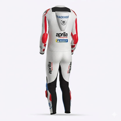 Raul Fernandez 2024 Trackhouse Aprilia Race Suit Back
