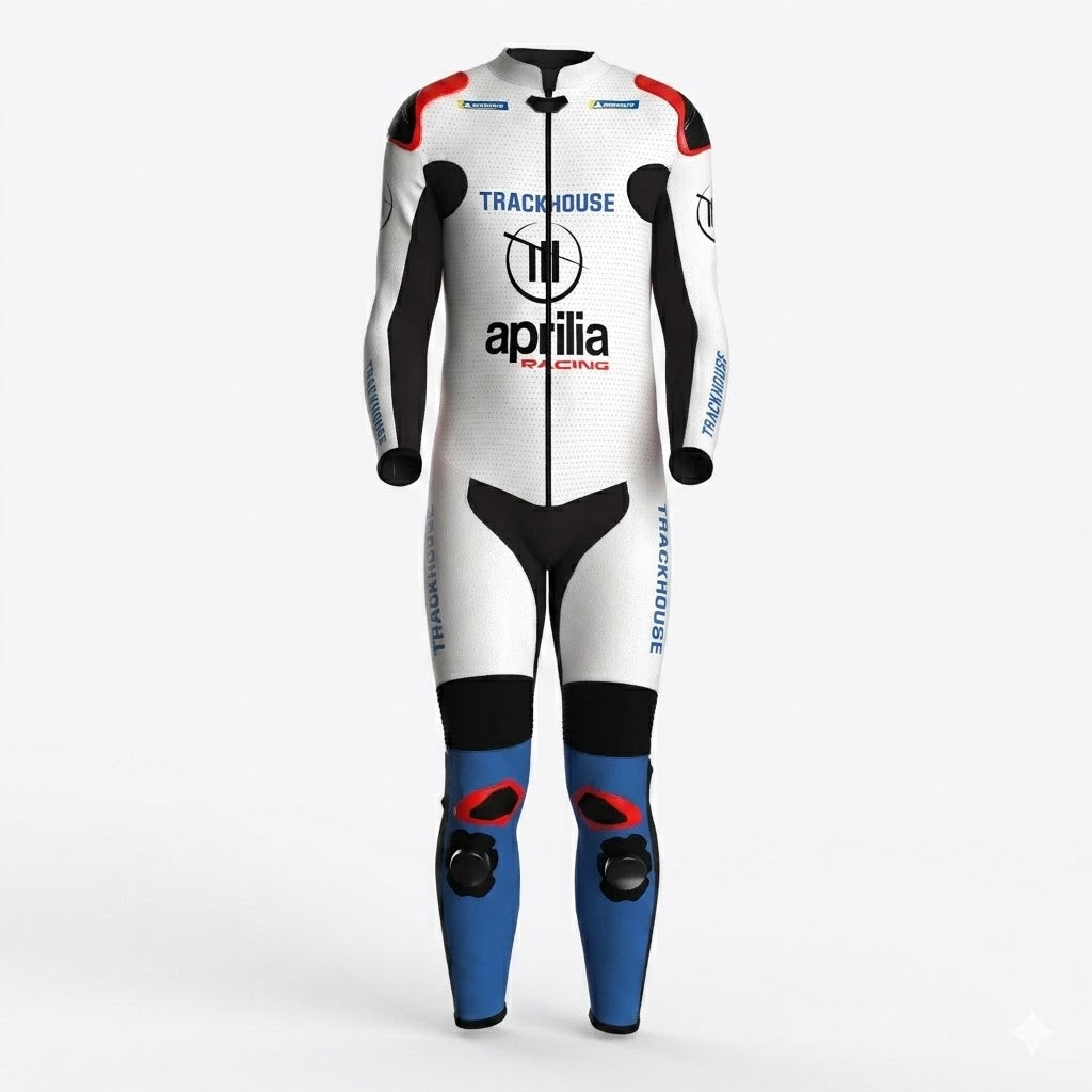 Raul Fernandez 2024 Trackhouse Aprilia Race Suit Front