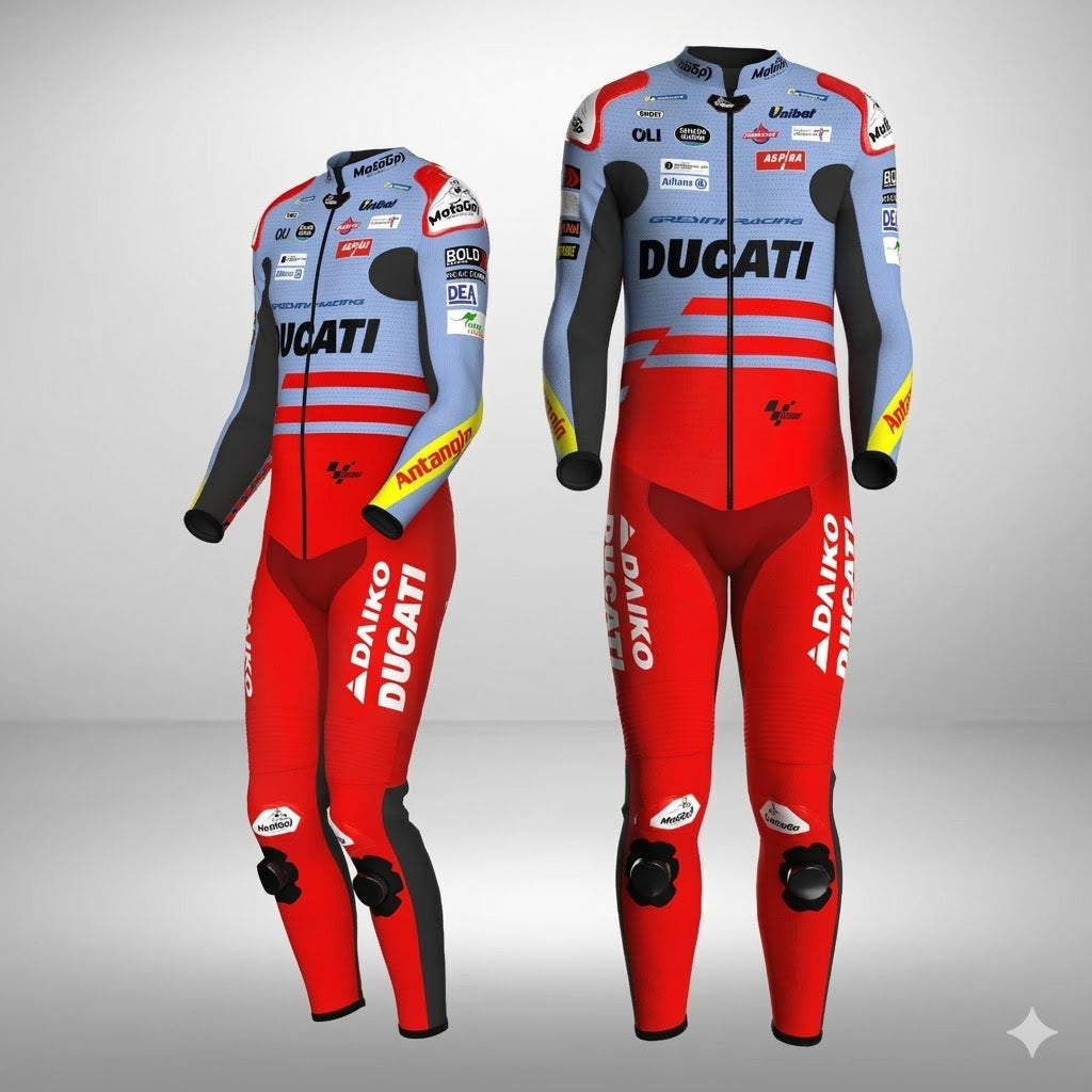 Ride to Glory Marc Marquez Ducati MotoGP 2024 Racing Suit Front