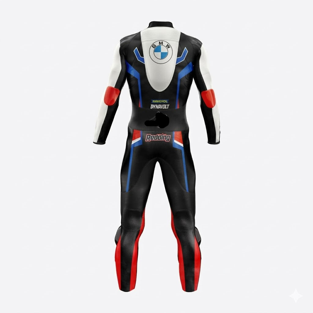  Scott Reddings BMW Rokit Riding Motorcycle Suit 2023 Back