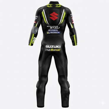 Suzuki Andrea Lannone 2018 Jerez Test Genuine leather Suit Back