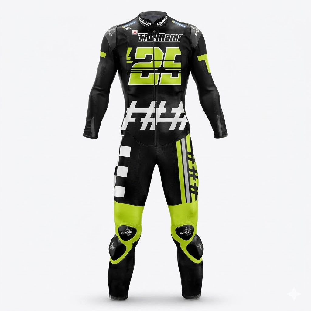 Suzuki Andrea Lannone 2018 Jerez Test Genuine leather Suit Front