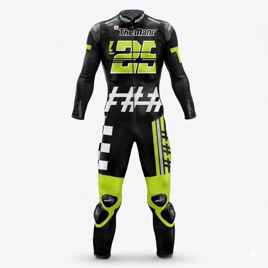 Suzuki Andrea Lannone 2018 Jerez Test Genuine leather Suit Front