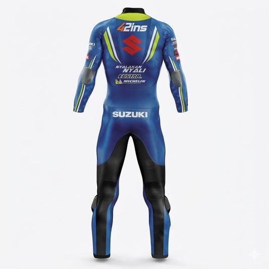 Suzuki Andrea Lannone 2018 Motorcycle Suit Back