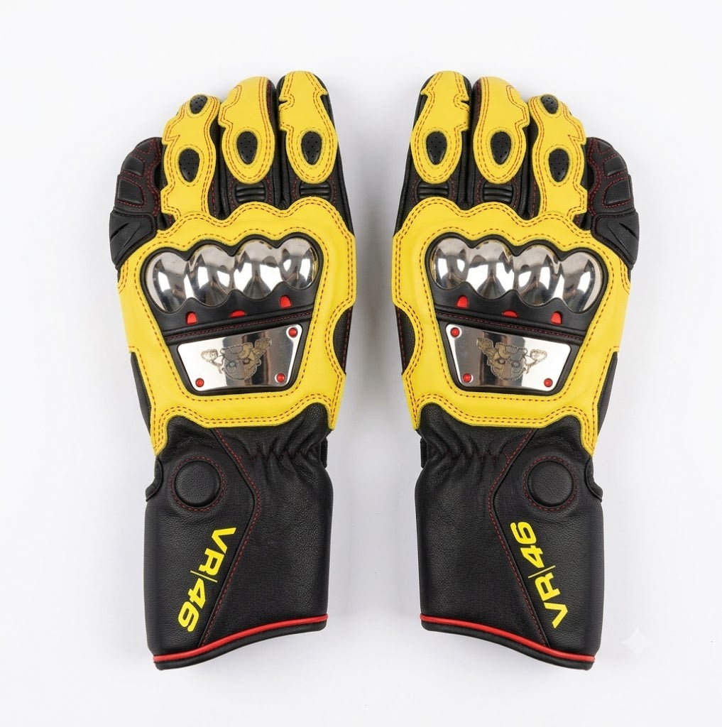 Valentino Rossi Motogp 2011 Leather Gloves