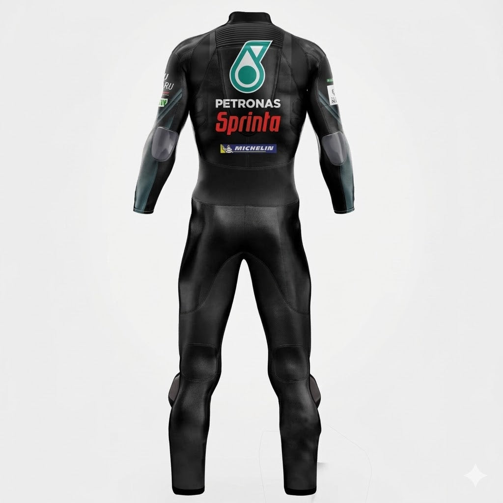 Yamaha Fabio Quartararo 2019 Petronas Motorcycle Suit Back