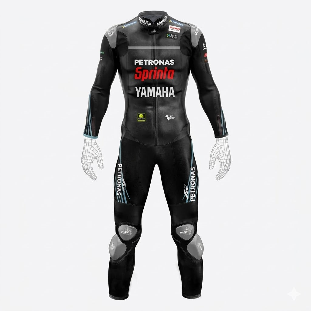 Yamaha Fabio Quartararo 2019 Petronas Motorcycle Suit Front