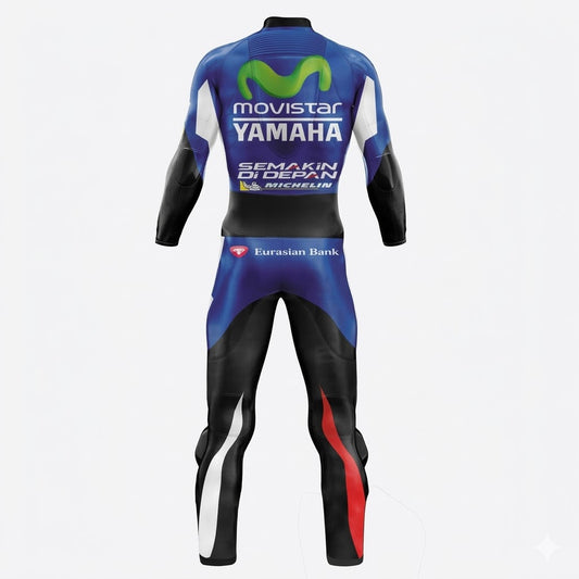 Yamaha Jorge Lorenzo 2016 Biker Leather Suit Back