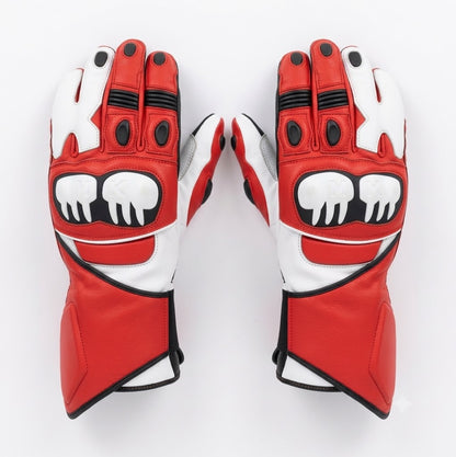 Marco Bezzechi 2015 Leather Racing Gloves