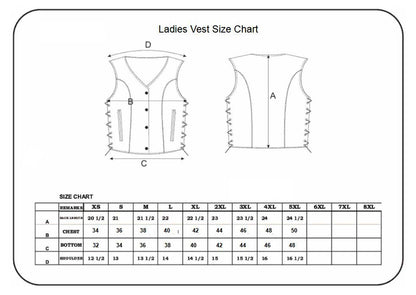 Women's Black Leather Shearling Lined Moto Vest | Cozy Winter Layer