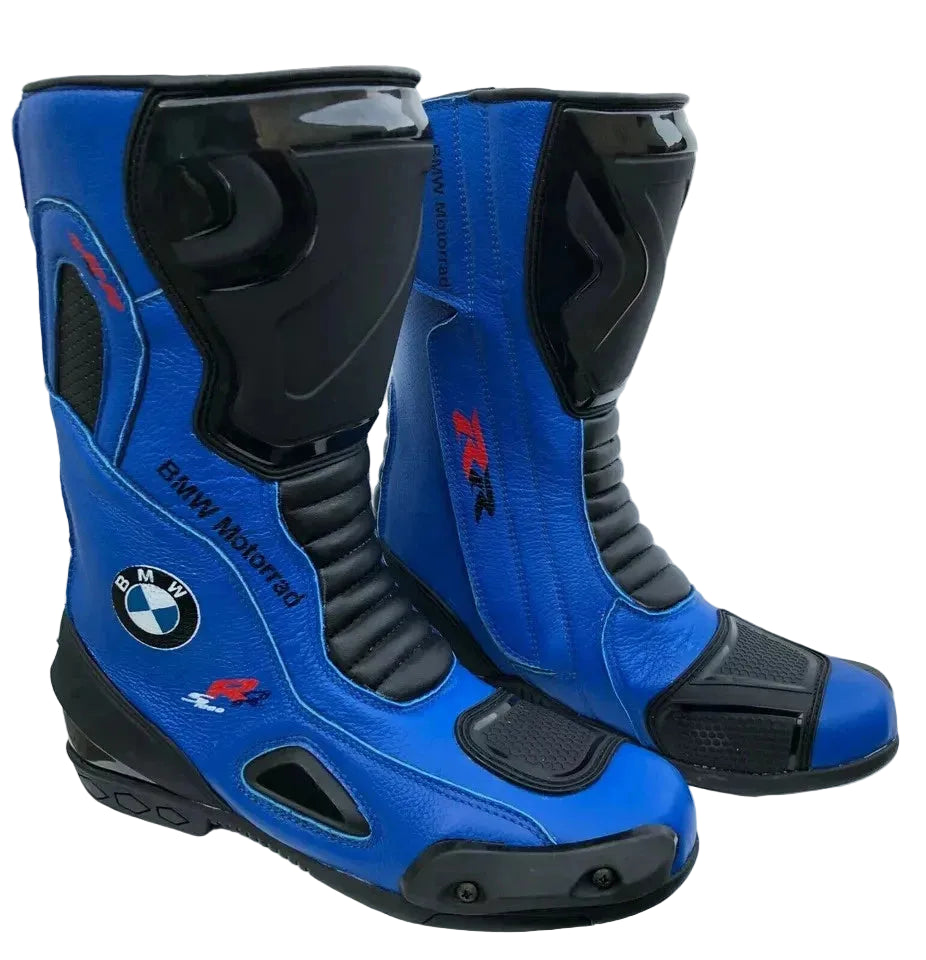 BMW Motorrad S1000RR leather motorcycle racing boots