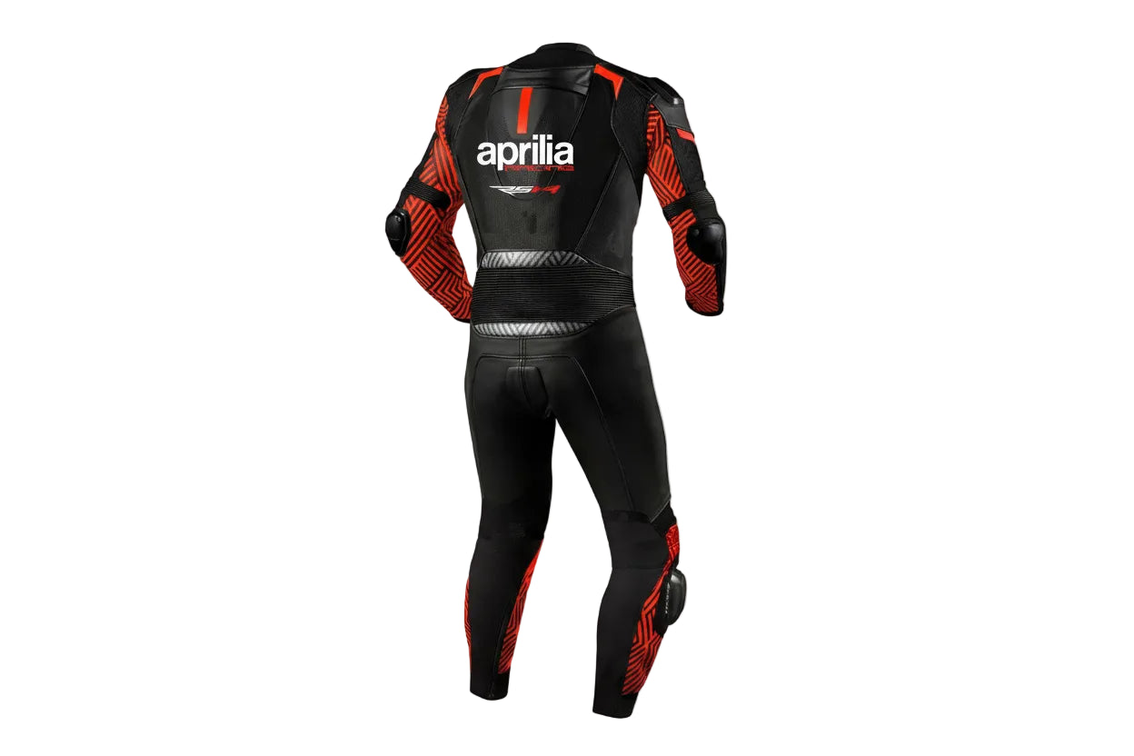 Aprilia Racing Performance Suit | Professional One-Piece Track Gear with Integrated Armor