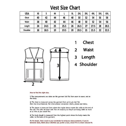 Men's Classic Black Leather Club Vest | Side Lacing & Snap Front